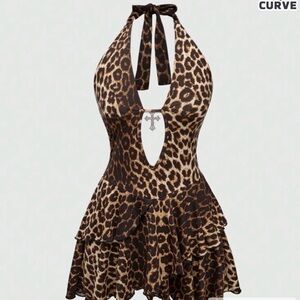 ROMWE (SHEIN CURVE) Kawaii Women’s Y2K Gyaru Sexy Harajuku Dress